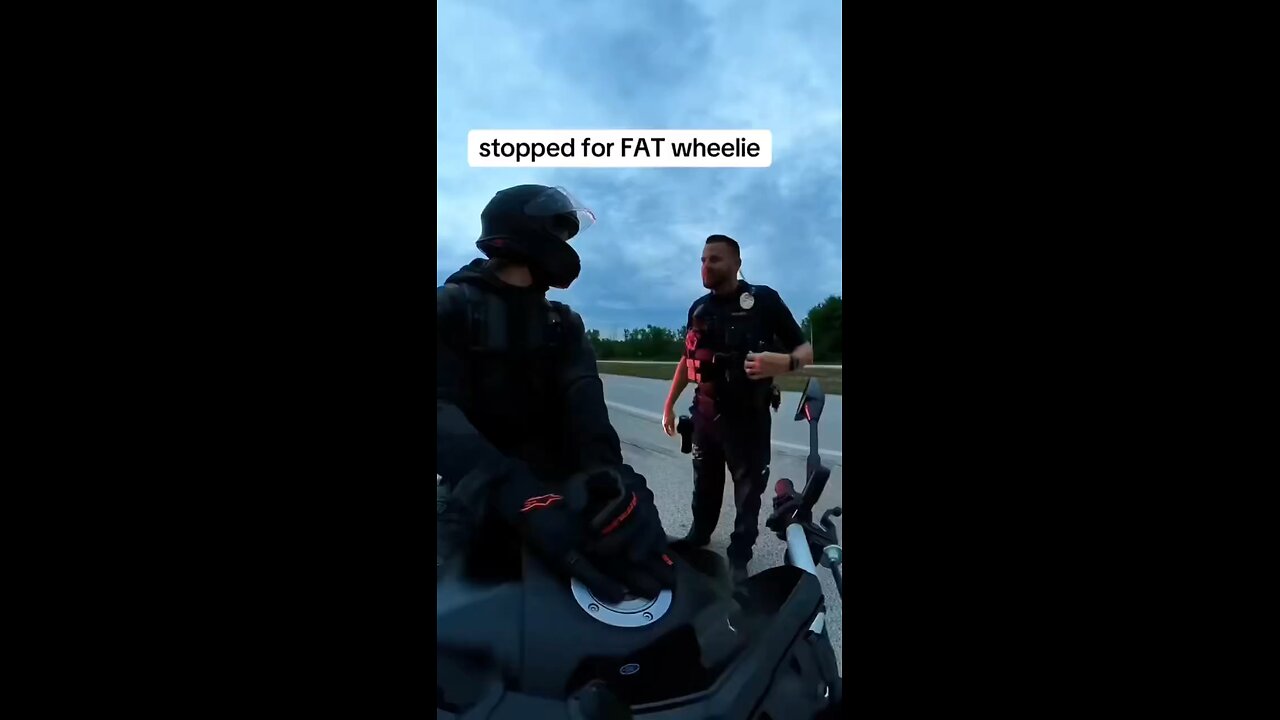The officer care about the kid safety and the kid was very polite