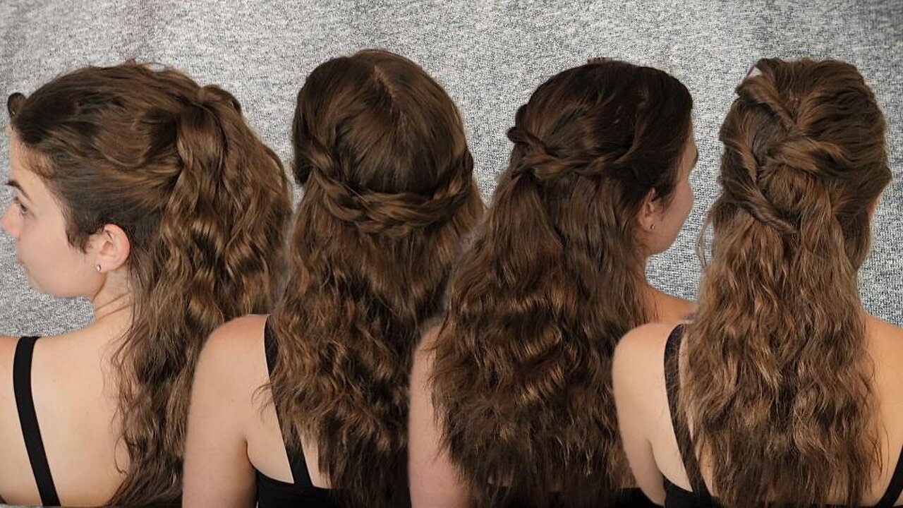4 Easy Half-Up Hairstyles (for When You’re Too Busy to Do Your Hair)
