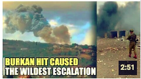 "Hezbollah's Burkan Missile Strikes Israeli Branit Site, Causes Massive Damage"