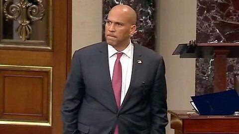 Sen. Cory Booker's Latest Meltdown: Having Another Tantrum On The Senate Floor About Everything