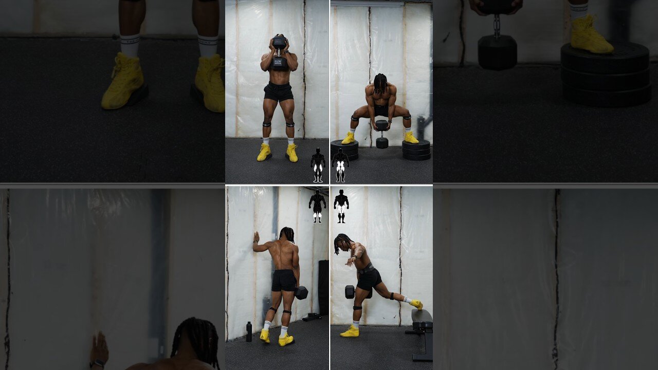 💥Build Your Leg Muscles With This Dumbbell Workout✅