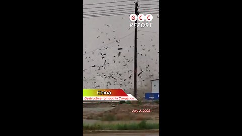 #China #tornado #destruction #anomaly #weather #climatechange 🇨🇳