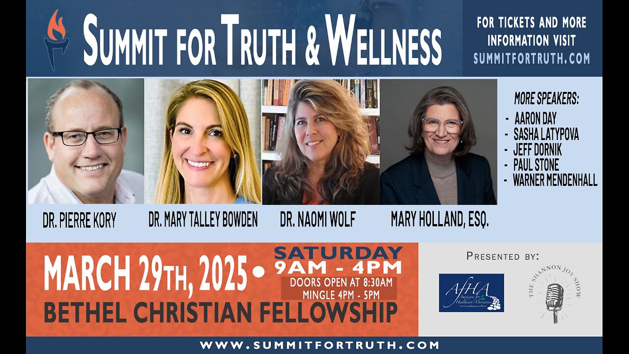 🔥🔥LIVE The #SummitForTruth & Wellness 2025!🔥🔥