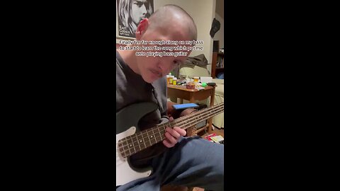 I'm beginning to learn the song that turned me onto bass