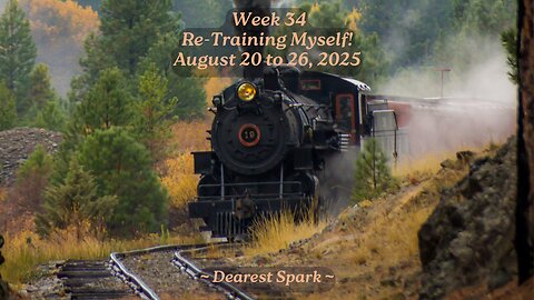 August 20 to 26, 2025 ~ Week 34 Numerology ~ Re-Training Myself!
