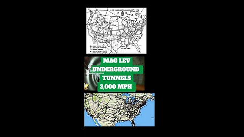 Thousands of miles of tunnel systems and magnetic levitation technique.