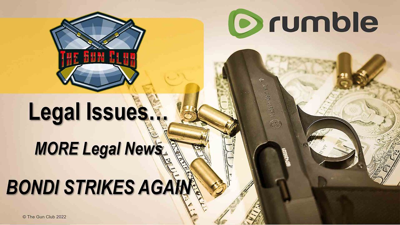 Legal Update - Bondi Strikes Again - 3/31/25