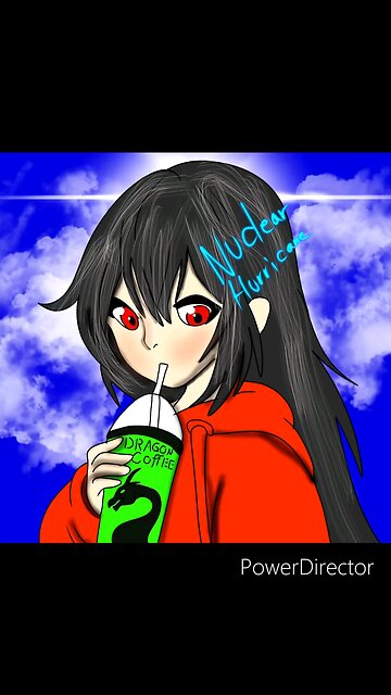 SpeedPaint nuclear Joestar enjoys her coffee