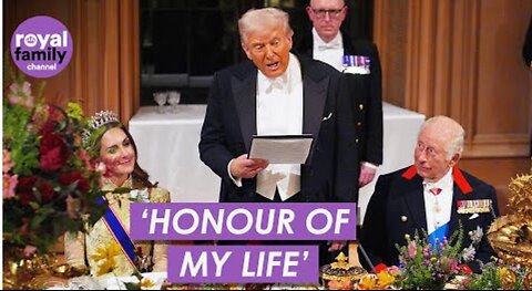 Watch Full: Trump’s Historic State Banquet at Windsor with King Charles