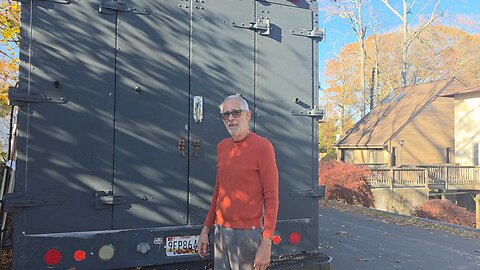 RV Faux Marble Rear Doors