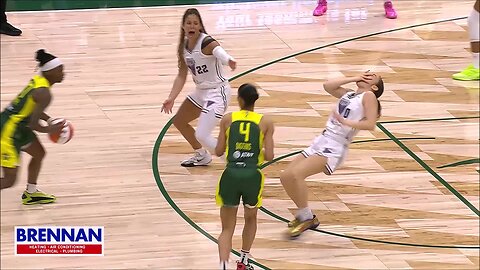 🤕 Skylar Diggins LAYS OUT Rookie | Seattle Storm vs Golden State Valkyries WNBA women's basketball