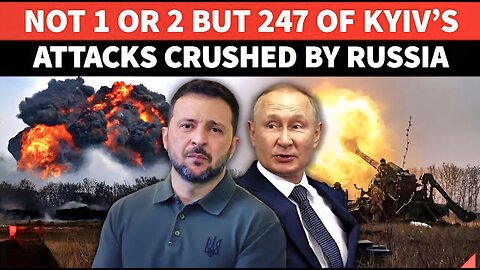 Roaring 'Air War Win' For Putin: 247 Ukrainian Attack Attempts CRUSHED; Russian Shield Holds Strong