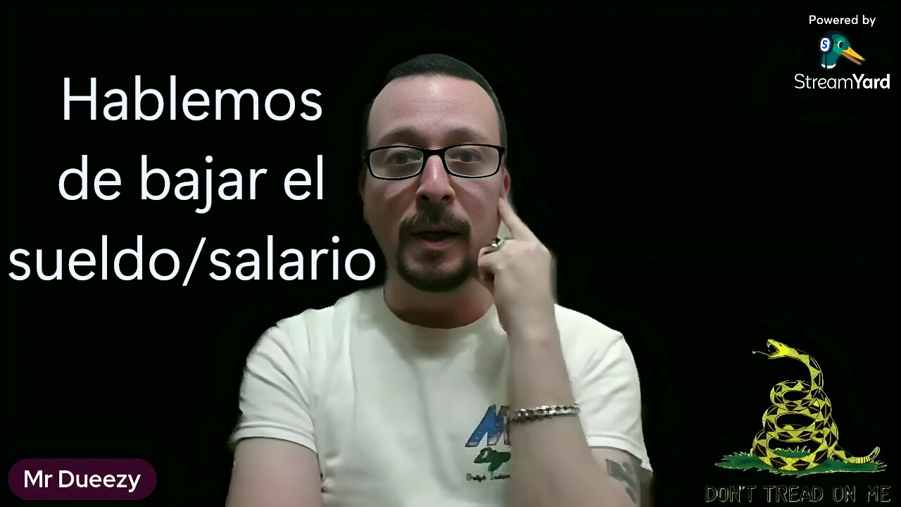 Hablemos de bajar el sueldo/salario