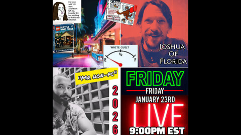 MR. NON-PC's: Friday LIVE with Joshua Of Florida