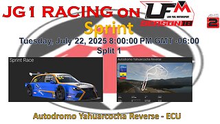JG1 RACING on LFM - Sprint Race - Autodromo Yahuarcocha Reverse - ECU - Split 1