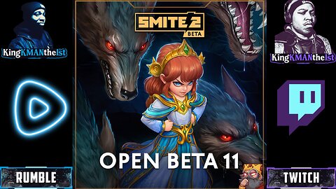 Open Beta 11 is here for SMITE 2 | Rivals COLLAB Later W/ GamerGril 😎🎮