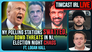 LIVE Election Coverage: Polling Stations SWATTED, Bomb Threats Called In | Timcast IRL