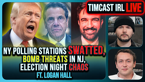 LIVE Election Coverage: Polling Stations SWATTED, Bomb Threats Called In | Timcast IRL