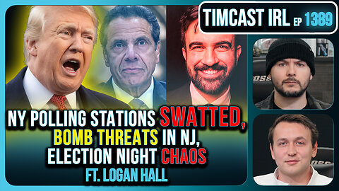 LIVE Election Coverage: Polling Stations SWATTED, Bomb Threats Called In | Timcast IRL
