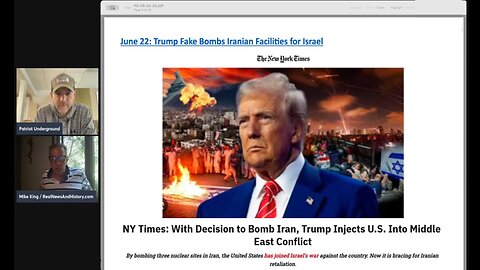 Situation Update w/ Mike King - We Take a Deep Dive Into US Involvement In The Israel-Iran Conflict & Mike's Latest Book "Dig 'Em Up" - 6/23/25
