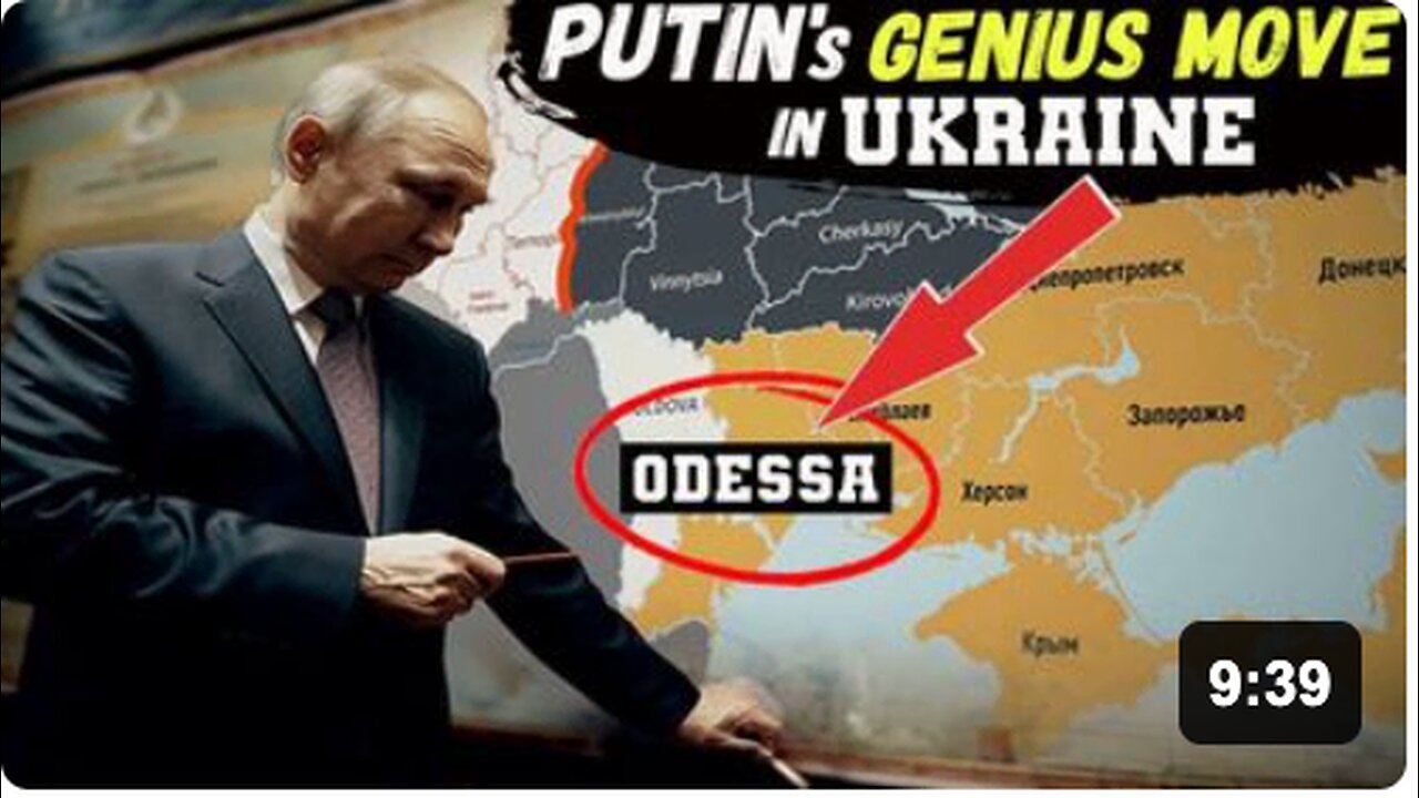 You ALL will FLEE ODESSA: This Strategic Move by Putin SHOCKED Britain, France, and UKRAINE