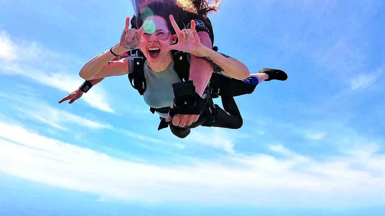 tandem skydive with Presley at skydive Atlanta