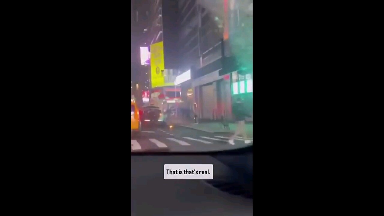 Footage of the man being set on fire in Times Square New York City has just been release