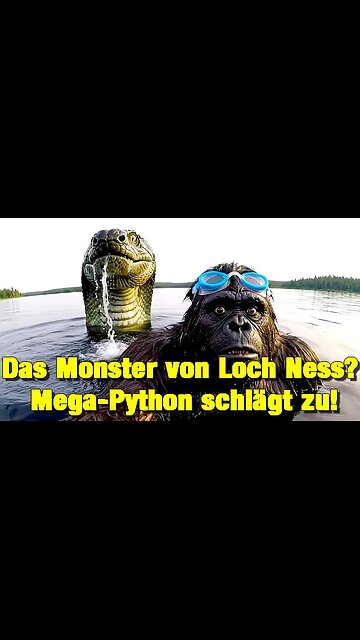 Bigfoot trifft Plesiosaurus - Riesige Mega-Python am Loch Ness