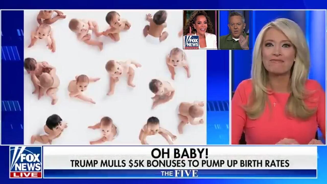'THE VIEW' Trashes President Trump's Baby $5000 Bonus As RACIST - Gutfeld speaks
