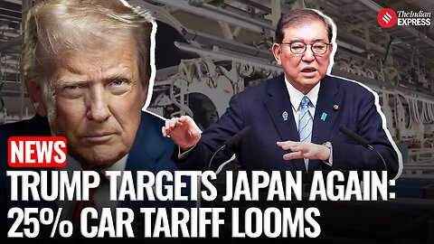 Trump Threatens 25% Tariff on Japanese Cars, Calls Trade Deal 'Unfair' | Trump Tariffs | US Tariffs