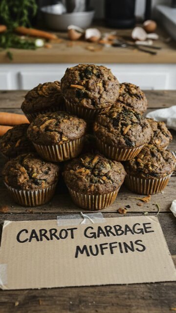 Carrot Garbage Muffins