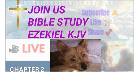 Invite Join Us as We Study The Book of the Prophet Ezekiel Chap 2 KJV #livestream