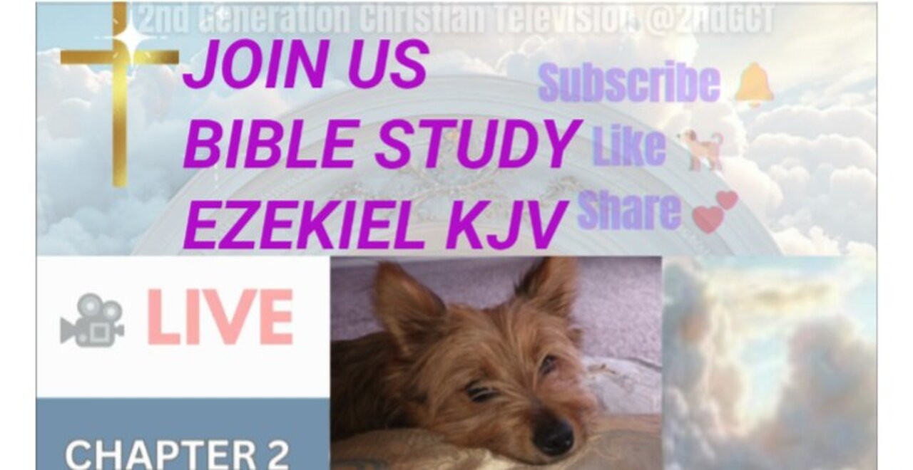 Invite Join Us as We Study The Book of the Prophet Ezekiel Chap 2 KJV #livestream