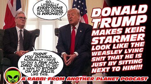 Donald Trump Makes Keir Starmer Look Like the Lying Sh!t That he is Just by sitting Next to Him!!!