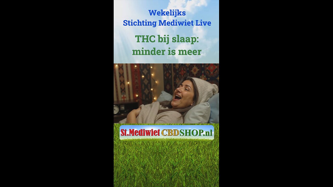 THC bij slaap: minder is meer