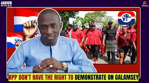 NPP people have no MORAL RIGHT to do a Demonstration on Galamsey in this Ghana
