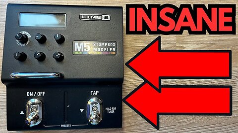 Probably the Most Versatile Guitar Pedal - Line 6 M5 Stompbox Modeler