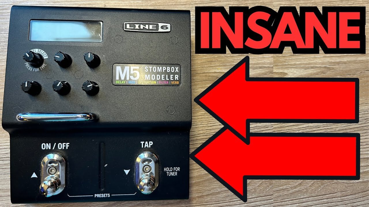 Probably the Most Versatile Guitar Pedal - Line 6 M5 Stompbox Modeler