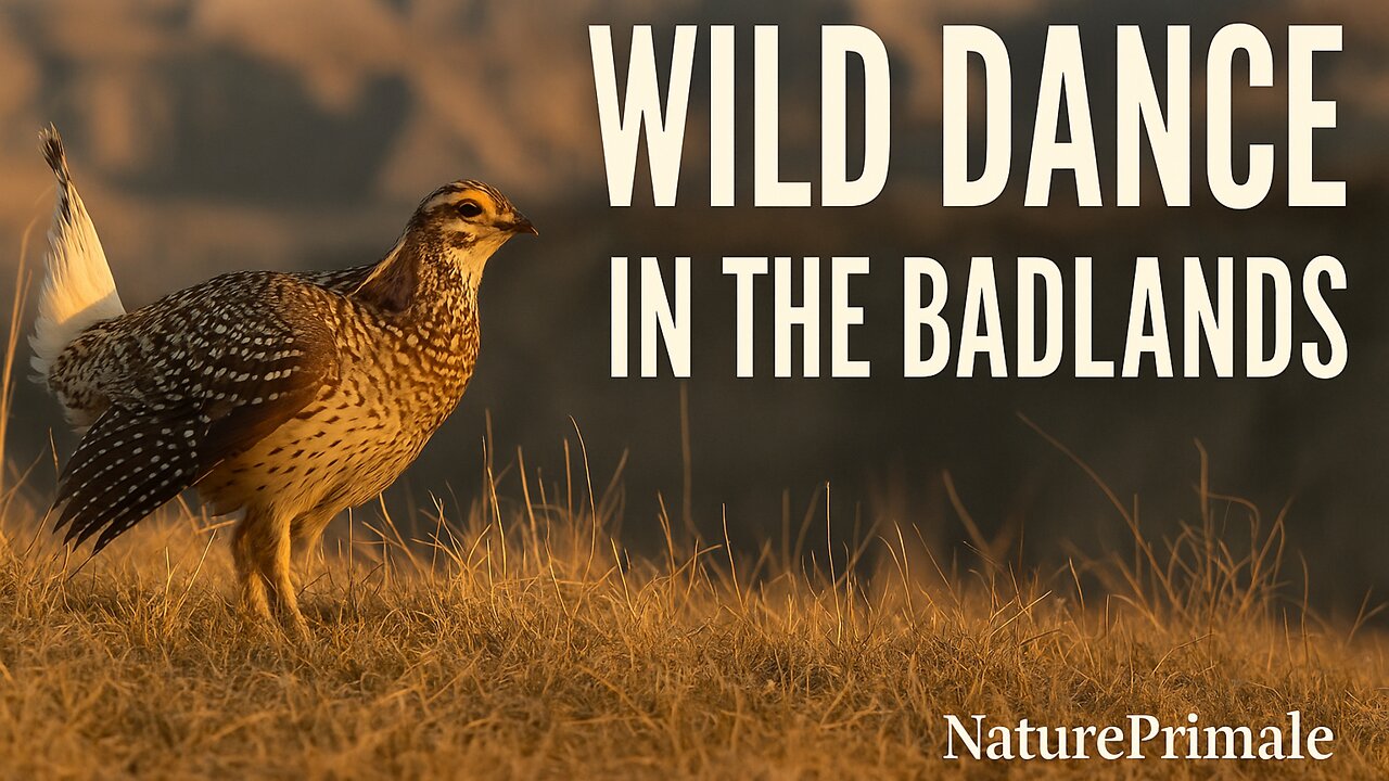 Sharp-tailed grouse perform a spectacular dance in the Badlands
