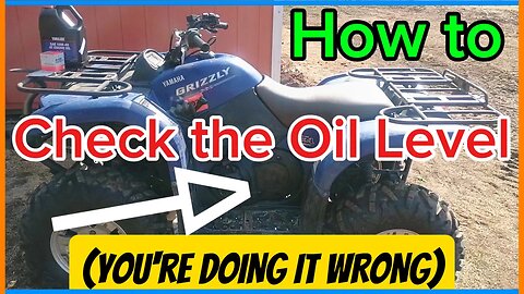How to Check Oil on Yamaha Grizzly 660 (Stop Doing It WRONG!)
