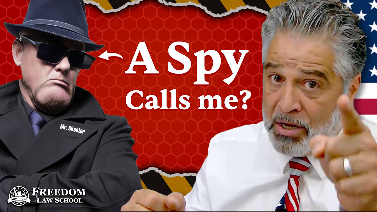 IRS SPY caught red-handed by Peymon during LIVE Freedom Hour!