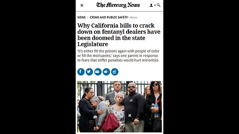 11:35 liberal democrat cult zombie joe biden open border fentanyl drug death compared to close borde