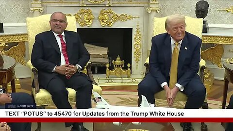 Trump’s Bilateral Meeting with the Crown Prince and PM of Bahrain
