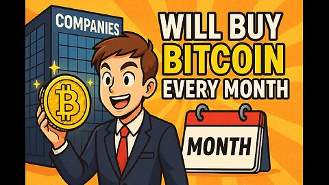 EVERY COMPANY BUYING BITCOIN, WILL BY BITCOIN EVERY MONTH!!
