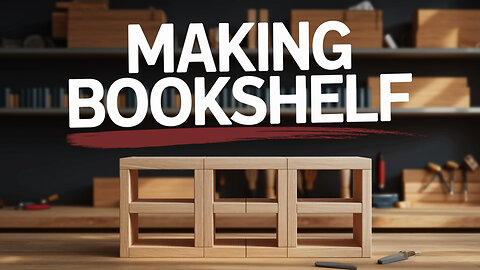 Bookshelf making - Maple and mahogany - Woodworking