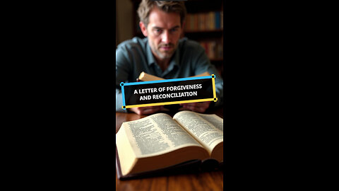 A Letter of Forgiveness and Reconciliation