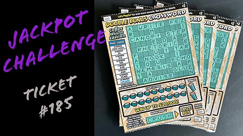 🔥 Can We FRAME A Winner? 🔥 Jackpot Challenge - Ticket #185