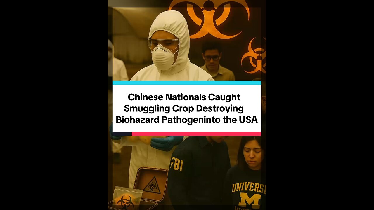 Chinese Nationals bring Biohazard Pathogen to USA
