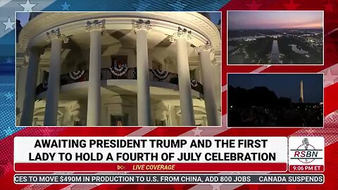 WATCH IN FULL: President Trump and the First Lady Hold a Fourth of July Celeb...