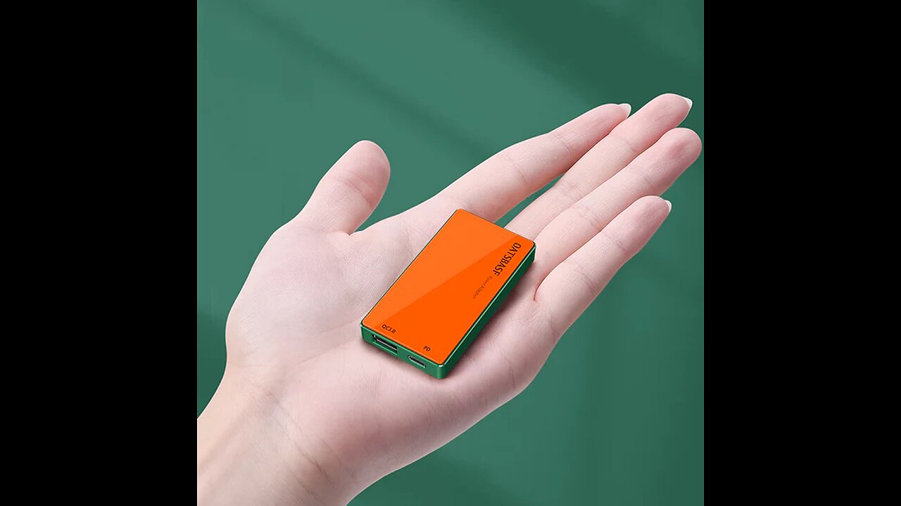 Portable Wall Charger, with PD & QC 18W Fast Charging Ports & Multi-port Design, for Phone, Laptop